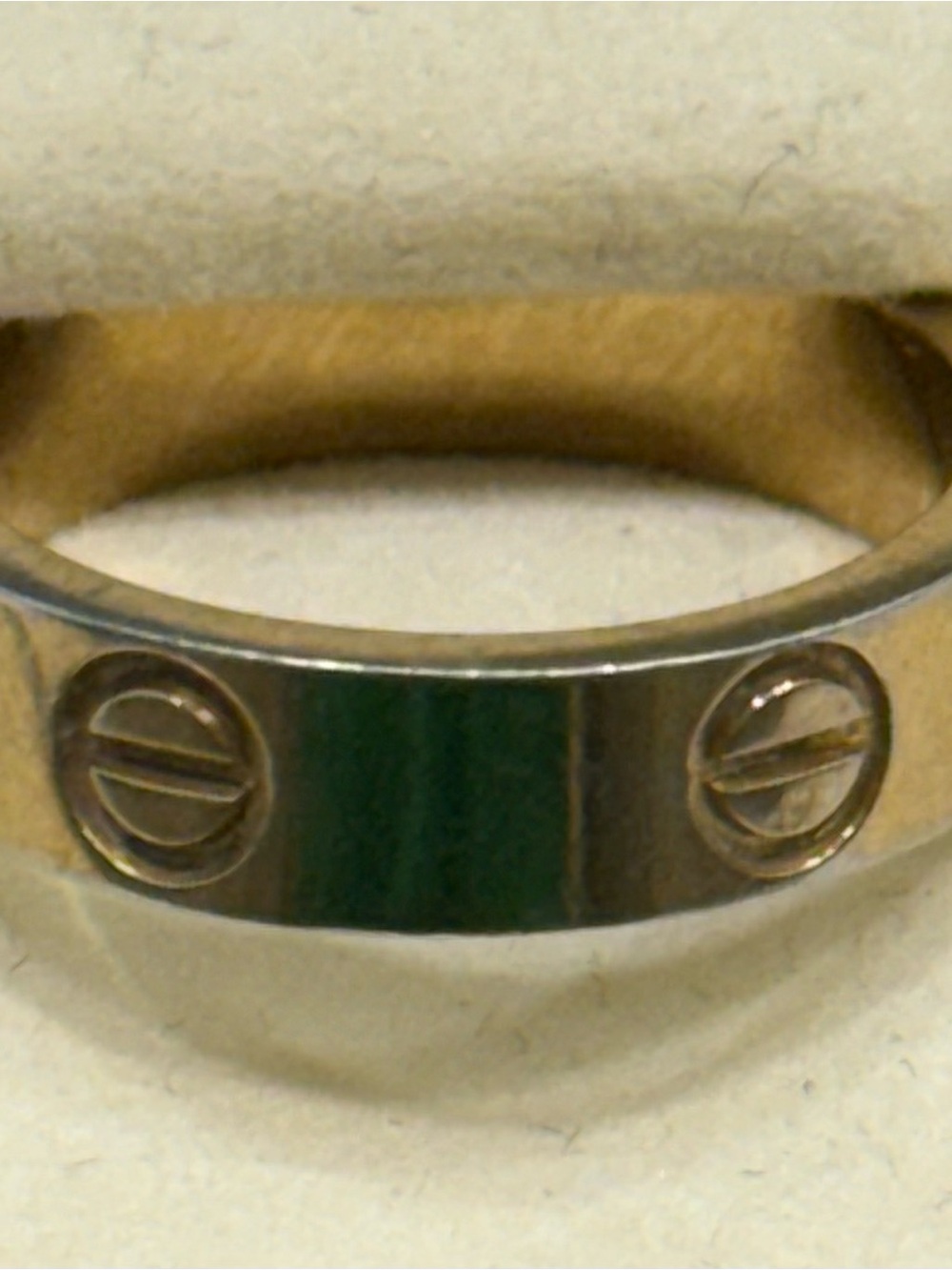 Cartier Gold and Silver Love Band Ring